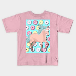 Unicorn and donuts Kids T-Shirt